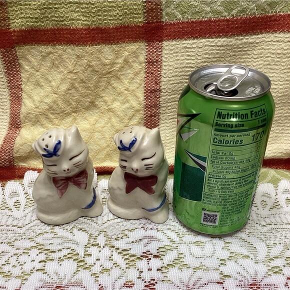 Vintage Shawnee Pottery Ceramic Puss N Boots Salt & Pepper Shaker Set 50s - Picture 7 of 7